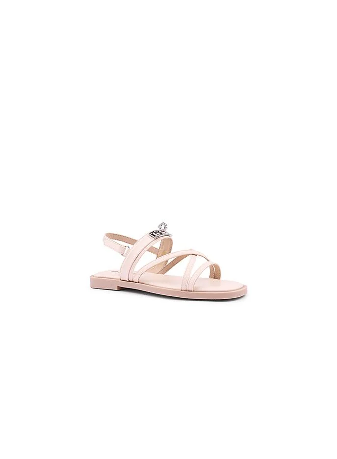 كابلي Girls Flat Ankle Strap Sandals